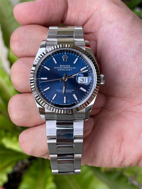 rolex datejust 36mm blu|brand new rolex datejust 36mm.